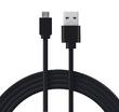 Кабель USB универс. microUSB шнур плоский 1м черн. Rexant 18-4270 - УПС инжиниринг