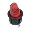 Выключатель клавишный круглый 12В 16А (3с) ON-OFF красн. с подсветкой (RWB-224 SС-214) Rexant 36-2590 - УПС инжиниринг