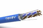 Кабель витая пара F/UTP 4х2х23AWG (0.57мм) кат.6 PVC Fluke tested (м) PRO TOKOV ELECTRIC TKP-C08-F/UTP-42-6-305 - УПС инжиниринг