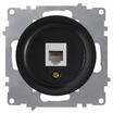 Розетка компьютерная 1-м СП Florence RJ45 кат.5E механизм черн. (1E20701303) OneKeyElectro 2172816 - УПС инжиниринг