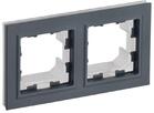 Рамка 2-м BRITE IP44 РУ-2-БрГ-44 граф. IEK BR-M22-44-K53 - УПС инжиниринг
