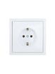 Розетка 1-мест. с/з ПБТ СП ZIMA безвинт. зажим бел. LEZARD 704-0288-122BQC - УПС инжиниринг