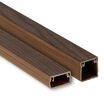 Кабель-канал 15х10 L2000 пластик Plast темн. дер. EKF kk-15-10d - УПС инжиниринг