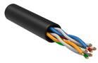 Кабель витая пара U/UTP кат.5E 4х2х24AWG solid LSZH черн. (305м) (м) ITK LC3-C5E04-129 - УПС инжиниринг