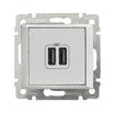 Розетка USB 2-м СП Valena механизм бел. (DIY-упак.) IEK 694370 - УПС инжиниринг