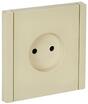 Розетка 1-м СП FORTE&PIANO FP418 10А без заземл. без защ. шторок винт. крепл. ваниль IEK FP-R10-10-K10 - УПС инжиниринг
