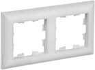 Рамка 2-м BRITE РУ-2-БрАБ арктич. бел./бел. IEK BR-M22-12-K91 - УПС инжиниринг