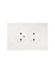 Розетка 2-мест. б/з СП ZIMA IP20 16А ПБТ безвинт. зажим слон. кость LEZARD 704-9000-128BQC - УПС инжиниринг