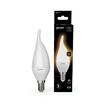 Лампа светодиодная Black 6.5Вт свеча на ветру 3000К тепл. бел. E14 520лм GAUSS 104101107 - УПС инжиниринг