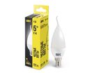 Лампа светодиодная CB35 5Вт свеча на ветру 3000К тепл. бел. E14 450лм 230-240В IEK LLE-CB35-5-230-30-E14 - УПС инжиниринг