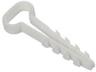 Дюбель-хомут 12х6мм для плоского кабеля нейлон бел. (уп.100шт) GENERICA UDH14-12-05-100-K01-G - УПС инжиниринг