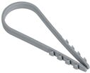 Дюбель-хомут 19х25мм для круглого кабеля нейлон сер. (уп.100шт) GENERICA UDH13-19-25-100-K03-G - УПС инжиниринг