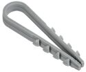 Дюбель-хомут 5х10мм для круглого кабеля нейлон сер. (уп.100шт) GENERICA UDH13-05-10-100-K03-G - УПС инжиниринг