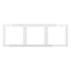 Рамка 3-м S70 пластик. бел. глянцевый Voltum VLS100301 - УПС инжиниринг