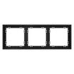 Рамка 3-м S70 пластик. черн. матов. Voltum VLS100308 - УПС инжиниринг