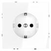 Розетка 1-м СП S70 16А с заземл. механизм бел. глянцевый Voltum VLS040101 - УПС инжиниринг