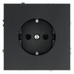 Розетка 1-м СП S70 16А с заземл. механизм графит Voltum VLS040107 - УПС инжиниринг