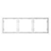 Рамка 3-м S70 пластик. бел. матов. Voltum VLS100302 - УПС инжиниринг