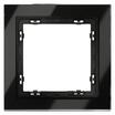 Рамка 1-м S70 стеклян. черн. Voltum VLS110108 - УПС инжиниринг