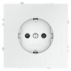 Розетка 1-м СП S70 16А с заземл. защ. шторки механизм бел. матов. Voltum VLS040202 - УПС инжиниринг