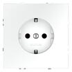Розетка 1-м СП S70 16А с заземл. механизм бел. матов. Voltum VLS040102 - УПС инжиниринг
