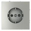 Розетка 1-м СП S70 16А с заземл. защ. шторки механизм сталь Voltum VLS040205 - УПС инжиниринг