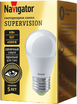 Лампа светодиодная 80 543 NLL-G45-6-230-4K-E27-FR-SV 6Вт шар матовая 4000К нейтр. бел. E27 600лм 176-264В Supervision Navigator 80543 - УПС инжиниринг