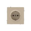 Розетка силовая KANT 2P+E защ. шторки ванильн. марципан DKC 7015003 - УПС инжиниринг