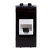 Розетка компьютерная 1-м СП 1мод. Brava RJ45 кат.5E черн. DKC 77654N - УПС инжиниринг