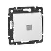 Выключатель 1-кл. СП Valena 10А IP31 250В с зел. индикацией механизм бел. IEK 774410 - УПС инжиниринг