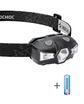 Фонарь налобный 1Вт LED+красн. 1xAA (R6) корпус ABS-пластик регулируемый эласт. ремешок КОСМОС KOC517B - УПС инжиниринг