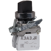 Переключатель КПЕ1620РС 2но+0нз ручка фикс 2поз IP65черн. КЭАЗ 248265 - УПС инжиниринг