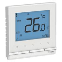 Термостат электронный AtlasDesign 16А для теплого пола с датчиком +5-+35град.C в сборе бел. SE ATN000138 - УПС инжиниринг