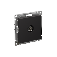 Розетка телевизионная оконечная TV AtlasDesign 1дБ механизм карбон SE ATN001091 - УПС инжиниринг