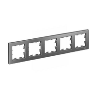 Рамка 5-м AtlasDesign универс. сталь SE ATN000905 - УПС инжиниринг