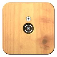 Розетка телевизионная TV ОП Blanca коннектор с изолир. пластиной ясень SE BLNTA000015 - УПС инжиниринг