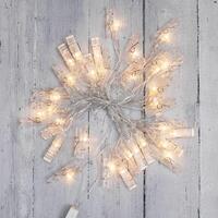 Гирлянда светодиодная "Прищепки" 5м 30LED тепл. бел. 2Вт 220-240В IP20 Neon-Night 303-032 - УПС инжиниринг
