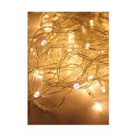 Гирлянда светодиодная 100LED бел. прозр. провод 10.8м 8 режимов мигания IP20 тепл. бел. Космос KOC_GIR100LED_W - УПС инжиниринг