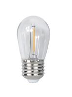 Лампа светодиодная филаментная PLED-ECO-S14 1Вт 2700К тепл. бел. CLEAR E27 для Белт-лайт Pro JazzWay 5040625 - УПС инжиниринг