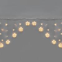 Гирлянда светодиодная "Арка" со звездами 2.5х1.2м 136LED тепл. бел. 7Вт 230В IP20 с контроллером 8 режимов Neon-Night 255-076 - УПС инжиниринг