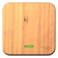 Выключатель 1-кл. ОП Blanca 10А IP20 (сх. 1) 250В с подсветкой с изолир. пластиной ясень SE BLNVA101115 - УПС инжиниринг