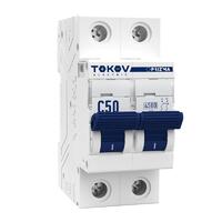 Выключатель автоматический модульный 2п C 50А 4.5кА PRIZMA TOKOV Electric TKE-PZ45-MCBI-2-50-C - УПС инжиниринг