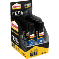 Клей-гель "Момент Гель" 30мл шоу-бокс Момент C0036326 - УПС инжиниринг