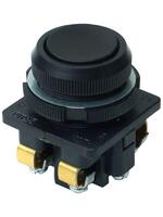 Выключатель кнопочный КЕ-011 У3 исп.2 1НО+1НЗ цилиндр 10А IP40 660В черн. Электротехник ET502424 - УПС инжиниринг