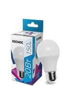 Лампа светодиодная A60 20Вт 4500К E27 220В КОСМОС LkecLED20wA60E2745 - УПС инжиниринг
