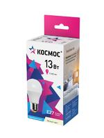 Лампа светодиодная А60 13Вт Е27 6500К 220В КОСМОС LkecLED13wA60E2765 - УПС инжиниринг