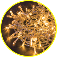 Гирлянда светодиодная 14 024 NGF-S01-100WW-10-11.5m-230-C8-TR-IP20 Navigator 14024 - УПС инжиниринг