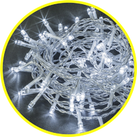 Гирлянда светодиодная 14 025 NGF-S01-100CW-10-11.5m-230-C8-TR-IP20 Navigator 14025 - УПС инжиниринг