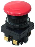 Выключатель кнопочный КЕ-141 У2 исп.2 1НО+1НЗ гриб с фиксацией 10А IP54 660В красн. Электротехник ET502409 - УПС инжиниринг