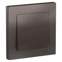 Выключатель 1-кл. СП AtlasDesign 10А IP20 (сх. 1) 10AX в сборе мокко SE ATN000612 - УПС инжиниринг